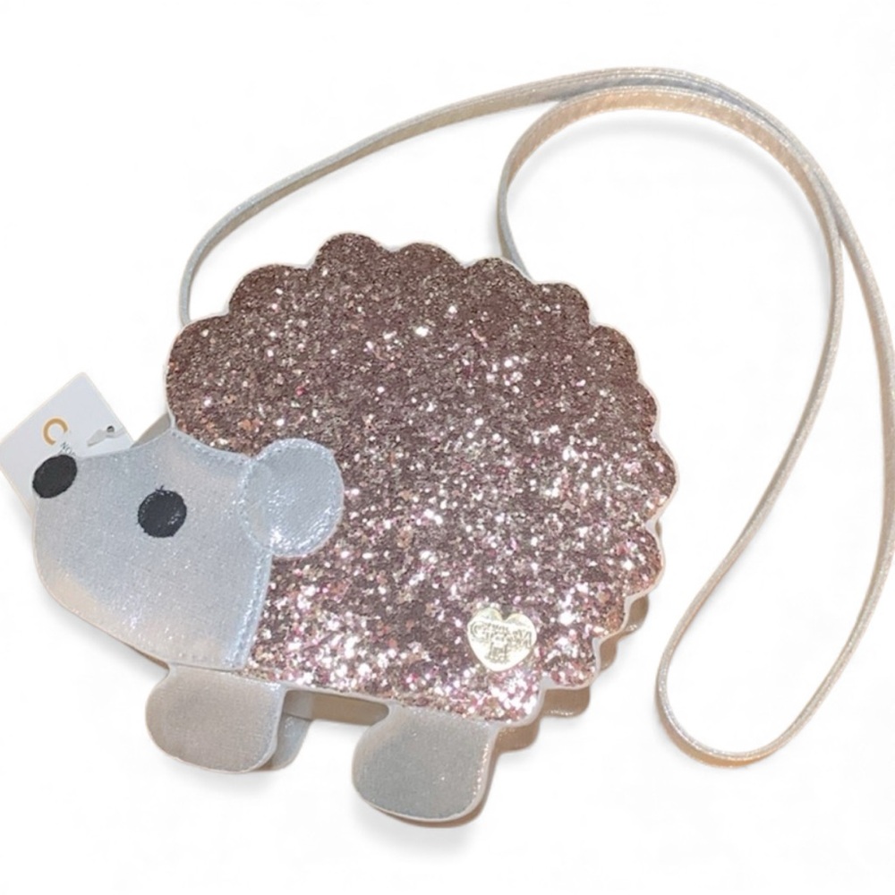 ✨ CHARM IT! Glitter Hedgehog Crossbody Purse ✨